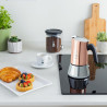 Bialetti New Venus cafetière 4 tasses, poignée anti-brûlure, ne convient pas à l'induction, 4 tasses (170 ml), Acier inoxydable,