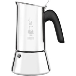 Bialetti Venus Nouvelle Génération Cafetière Italienne Induction, Acier Inoxydable, 4 Tasses (170 ml), Argent