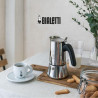 Bialetti Venus Nouvelle Génération Cafetière Italienne Induction, Acier Inoxydable, 4 Tasses (170 ml), Argent