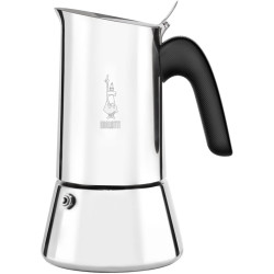 Bialetti 0001685 Cafetière italienne (Induction), Acier Inoxydable, Argent, 10 Tasses