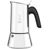 Bialetti 0001685 Cafetière italienne (Induction), Acier Inoxydable, Argent, 10 Tasses