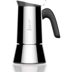 Bialetti 0001685 Cafetière italienne (Induction), Acier Inoxydable, Argent, 10 Tasses