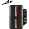 Ninja Double Stack XL Air Fryer, Friteuse sans huile Verticale SL400EUCP | Double Tiroir, 4 Niveaux de Cuisson, 2 Tiroirs, 2 Gri