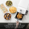 Ninja Double Stack XL Air Fryer, Friteuse sans huile Verticale SL400EUWH | Double Tiroir, 4 Niveaux de Cuisson, 2 Tiroirs, 2 Gri