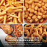 Ninja Double Stack XL Air Fryer, Friteuse sans huile Verticale SL400EUWH | Double Tiroir, 4 Niveaux de Cuisson, 2 Tiroirs, 2 Gri