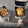 Ninja Double Stack XL avec thermosonde numérique, Air Fryer SL451EUSD | vertical à double tiroir avec 4 niveaux de cuisson, 2 gr