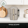 Ninja Double Stack XL avec thermosonde numérique, Air Fryer SL451EUSD | vertical à double tiroir avec 4 niveaux de cuisson, 2 gr