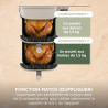 Ninja Double Stack XL avec thermosonde numérique, Air Fryer SL451EUSD | vertical à double tiroir avec 4 niveaux de cuisson, 2 gr