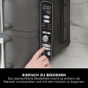 Ninja Double Stack XL Friteuse sans huile, Air Fryer vertical SL400EU | 2 tiroirs, 4 niveaux cuisson, 2 grilles, design compact,