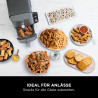 Ninja Double Stack XL Friteuse sans huile, Air Fryer vertical SL400EU | 2 tiroirs, 4 niveaux cuisson, 2 grilles, design compact,
