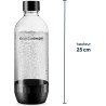 Sodastream Classic Lot de 2 Bouteilles Réutilisables 1L Sans BPA | Noires
