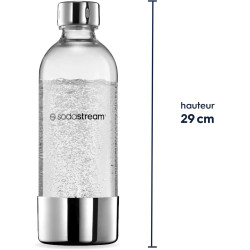 sodastream Classique Premium Bouteille Réutilisable 1L Sans BPA | Métal