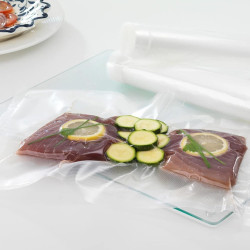 FoodSaver sacs de mise sous vide réutilisables, Sans BPA, 2 rouleaux de sacs (28 cm x 5,5 m), (FSR2802)