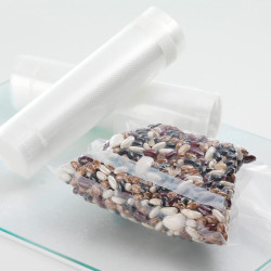 FoodSaver sacs de mise sous vide réutilisables, Sans BPA, 2 rouleaux de sacs (28 cm x 5,5 m), (FSR2802)