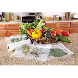 FoodSaver sacs de mise sous vide réutilisables, Sans BPA, 2 rouleaux de sacs (28 cm x 5,5 m), (FSR2802)