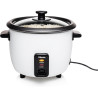 Tristar Cuiseur à riz RK-6117-0,6 litre - Fonction de maintien au chaud,300w,0.6l,18 x 18 x 18cm,noir,blanc