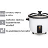 Tristar Cuiseur à riz RK-6117-0,6 litre - Fonction de maintien au chaud,300w,0.6l,18 x 18 x 18cm,noir,blanc
