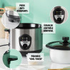 Tristar Cuiseur à riz, 1,5 L, riz pouvant accueillir jusqu'à 10 personnes sans le brûler, avec fonction maintien au chaud, 500 W