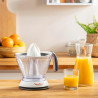 Moulinex - Presse Agrume Électrique Vitapress 0.6 L - Blanc | Machine jus de fruit avec double sens de rotation - Sélecteur de p