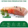 Vinabo Sacs Sous Vide Alimentaire 20 x 30 cm, 100 Sachets Gaufrés | Pour Machine Sous Vide, Réfrigérateur, Congélateur et Cuisso