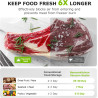 Bonsenkitchen Machine Sous Vide Alimentaire à Double Soudure, VS2100 | Appareil de Mise Sous Vide pour La Cuisson Sous Vide et L
