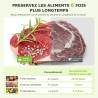 Bonsenkitchen Machine Sous Vide Alimentaire, 5 Sacs Sous Vide, VS2000 | Appareil de Mise Sous Vide Alimentaire Adapté à la Cuiss