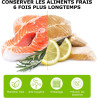 Bonsenkitchen Sacs Sous Vide Alimentaire 100 Sachets 20 x 30 cm | Pour Machine Sous Vide - Sacs Gaufrés Pour La Conservation Des