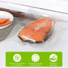 Bonsenkitchen Sacs Sous Vide Alimentaire 100 Sachets 20 x 30 cm | Pour Machine Sous Vide - Sacs Gaufrés Pour La Conservation Des