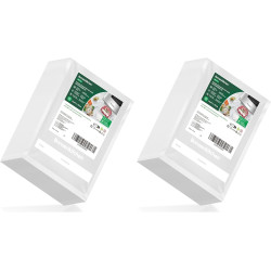 Bonsenkitchen Sacs Sous Vide Alimentaire 100 Sachets 15x25 cm pour Machine Sous Vide - Sacs à Faire le Vide d'air Gaufrés pour l