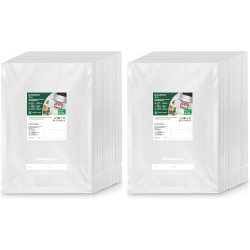 Bonsenkitchen Sacs Sous Vide Alimentaire, 100 Sacs -28 x 40 cm, pour Machines Sous Vide et Cuisson Sous Vide, Sans BPA, VB3214 (