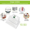 Bonsenkitchen Sacs Sous Vide 150 Sacs 15x25+20x30+28x40 cm，VB3215 | 50 Sacs par Taille，Sacs Sous Vide pour Aliments, pour Machin