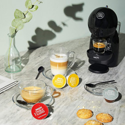 Nescafé Dolce Gusto KP1A3BKA Petit XS, 0.8cl, Noir, Bouton Noir