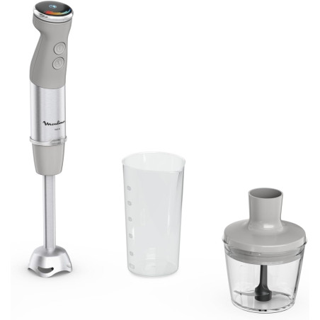 Moulinex - Quickchef+ Mixeur Plongeant avec Hachoir 500 ml - 1000 w | Mixeur doté de la technologie brevetée Powelix pour un mix