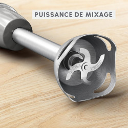 Moulinex - Quickchef+ Mixeur Plongeant avec Hachoir 500 ml - 1000 w | Mixeur doté de la technologie brevetée Powelix pour un mix