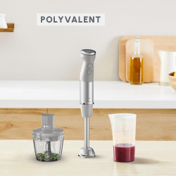 Moulinex - Quickchef+ Mixeur Plongeant avec Hachoir 500 ml - 1000 w | Mixeur doté de la technologie brevetée Powelix pour un mix