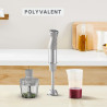 Moulinex - Quickchef+ Mixeur Plongeant avec Hachoir 500 ml - 1000 w | Mixeur doté de la technologie brevetée Powelix pour un mix