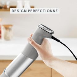 Moulinex - Quickchef+ Mixeur Plongeant avec Hachoir 500 ml - 1000 w | Mixeur doté de la technologie brevetée Powelix pour un mix