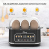 Olvy Cuiseur Oeuf Electrique Minuteur LCD Cuisson Precise | 1 Kit | 6 Oeufs Coque & Pochés 6-en-1 | Petit Dejeuner Famille | Cui