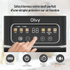 Olvy Cuiseur Oeuf Electrique Minuteur LCD Cuisson Precise | 1 Kit | 6 Oeufs Coque & Pochés 6-en-1 | Petit Dejeuner Famille | Cui
