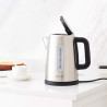 Amazon Basics Bouilloire électrique portable en acier inoxydable - 1.7 Litres, Argenté