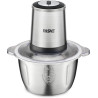 YASHE Hachoir Électrique 500W, Robot de Cuisine avec Bol en Acier Inoxydable 1,8L, Hachoir à Viande avec 4 Lames Doubles, 2 Vite