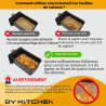 BYKITCHEN Papier cuisson air fryer Ninja Dual Zone, 200 pièces | Pour AF300EU, AF400EUCP et AF500EU, compatible avec air fryer 9