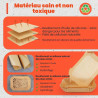 BYKITCHEN Papier cuisson pour air fryer Ninja SL400EU 9,5L, 220 pièces | Pour Ninja Double Stack XL, AF300EU et DZ300EU, papier 