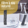 Binchotan Charbon Actif Eau - Baton de Charbon Bio Purificateur d'Eau Naturel x3 - Chaque Baton Filtre Environ 1.5 L - Charbon d