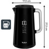 Tefal - Bouilloire Smart'n Light Noire - Écran digital - 1,7 L