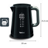 Tefal - Bouilloire électrique Smart'N Light Noire - Écran digital - 1 L