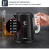 Tefal - Bouilloire électrique Smart'N Light Noire - Écran digital - 1 L
