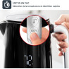 Tefal - Bouilloire électrique Smart'N Light Noire - Écran digital - 1 L