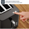 Tefal - Smart'n Light - Grille-pain 2 fentes avec écran digital - Noir