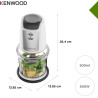 Kenwood CHP61.100WH, Mini Hachoir 500 W, Bol de 0,8 L, Blanc